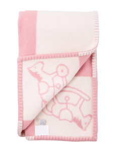 HERMES WOOL ADADA AVALON BABY THROW BLANKET