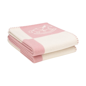 HERMES WOOL ADADA AVALON BABY THROW BLANKET