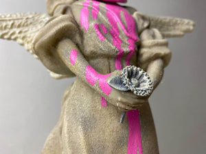 PINK ANGEL FIGURINE