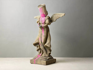 PINK ANGEL FIGURINE