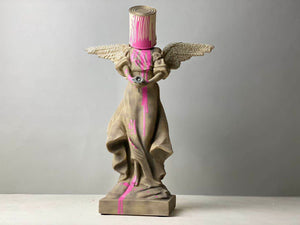 PINK ANGEL FIGURINE