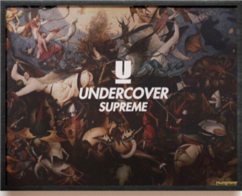 SUPREME X UNDERCOVER CANVAS WALL FRAME - THE PENTHOUSE THEORY SUPREME